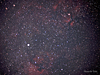© A. Boos; NGC 7000 + S 108: Am 25.05.2001 um 23:59 UT,  Sicht 2, 135 mm Objektiv, Belichtungszeit: 10 m, Beobachtungsort: bei Lichtenau, Film: Kodak E 200