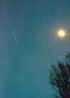 © B. Kühne; ein Abschieds Bild der Mir, mit einer Mondpassage...um 18:57 MEZ, 5'' Mak.-Newton, 06.März 2001, 400 ASA