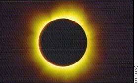  NASA; Totale Sonnenfinsternis ber Afrika am 21.06.2001