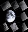 © P. Wienerroither; Monddetails vom 11.3.2001. Intes MK-67, Baader VIP-Barlow, umgebaute WebCam. Die Detailfotos wurden aus jeweils mehreren Einzelaufnahmen addiert und um 50% verkleinert. Das Gesamtfoto des Mondes stammt nicht von mir.